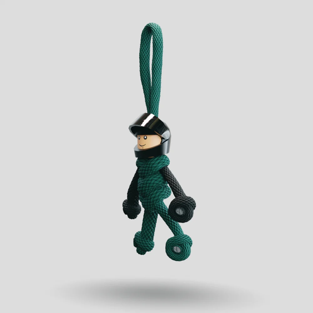 AST Team F1 Motorsport Paracord Buddy Keychain - Image 37