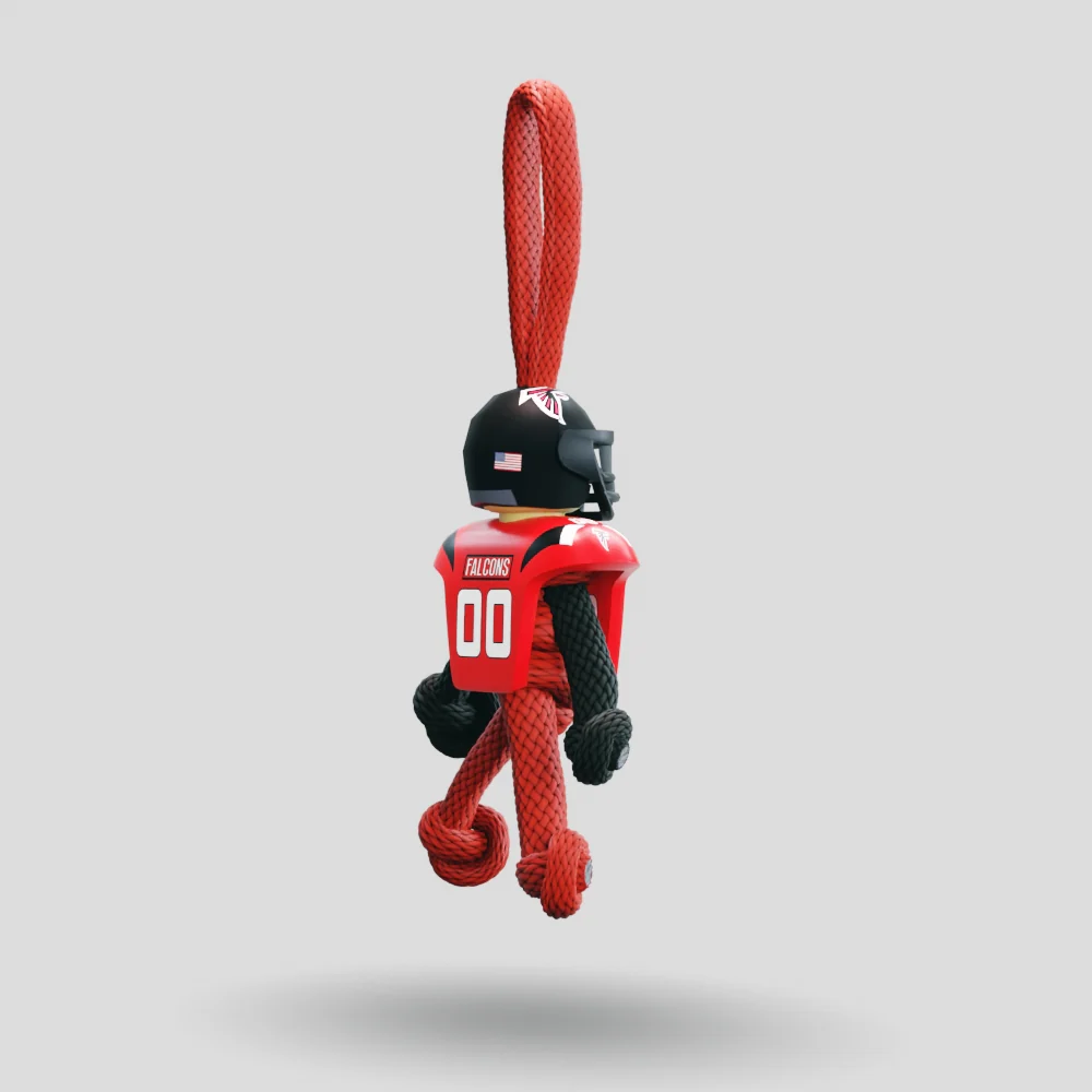 Atlanta Falcons Paracord Buddy Keychain - Image 15