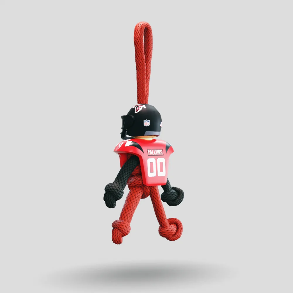Atlanta Falcons Paracord Buddy Keychain - Image 26