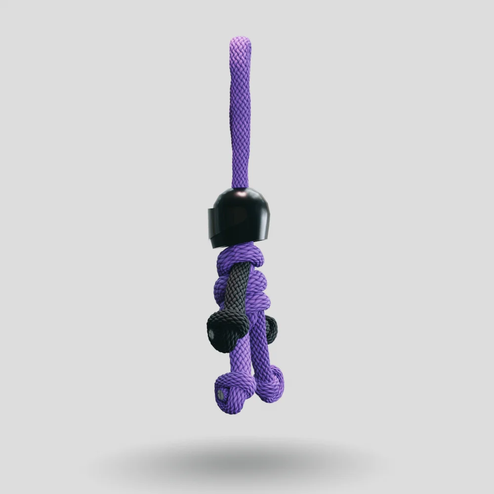 Black Purple Biker Keychain - Image 32