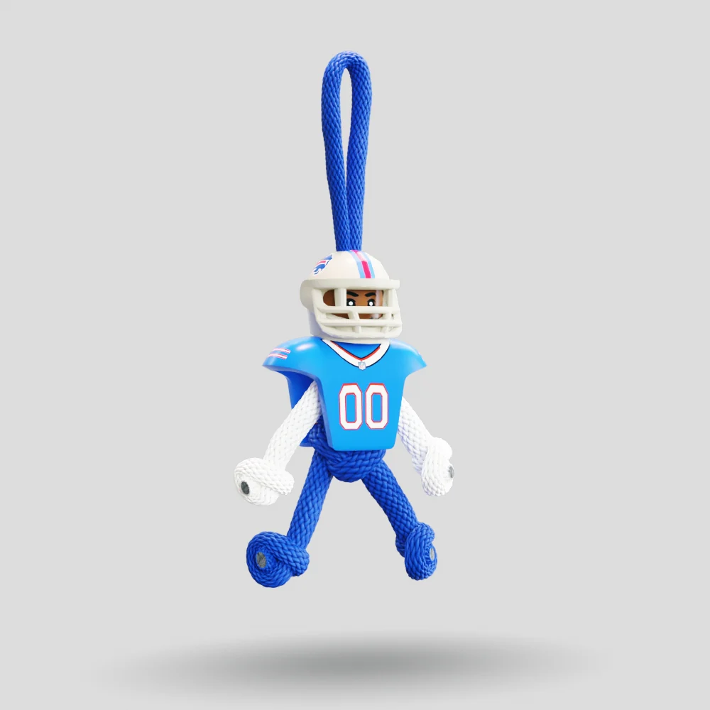 Buffalo Bills Paracord Buddy Keychain - Image 5