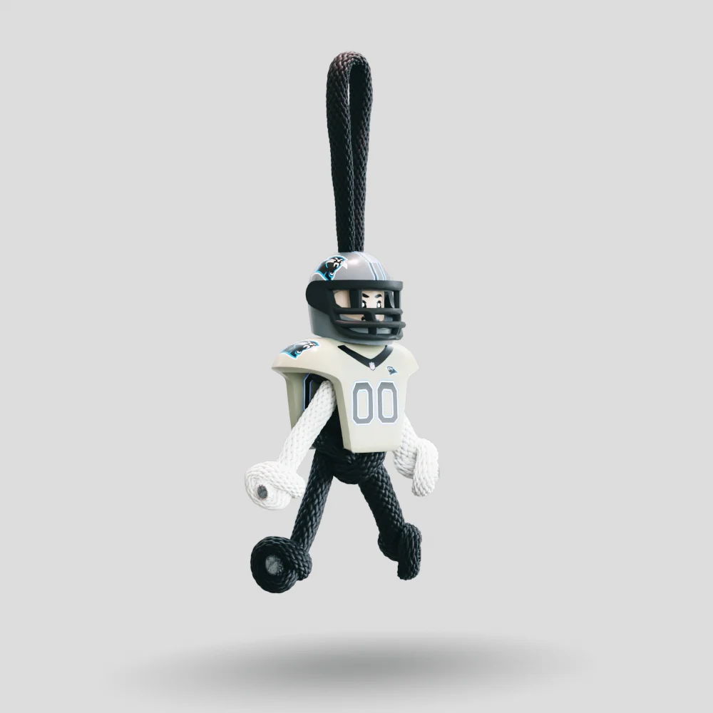 Carolina Panthers Paracord Buddy Keychain - Image 9