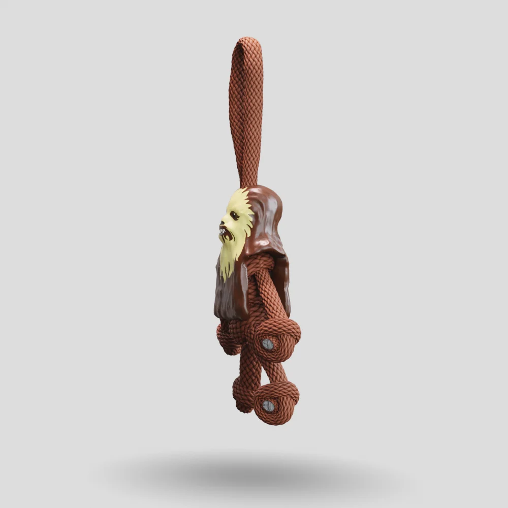 Chewbacca Paracord Buddy Keychain - Image 35