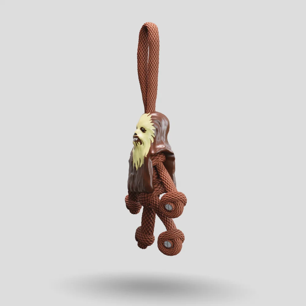 Chewbacca Paracord Buddy Keychain - Image 36