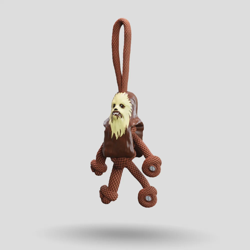 Chewbacca Paracord Buddy Keychain - Image 39