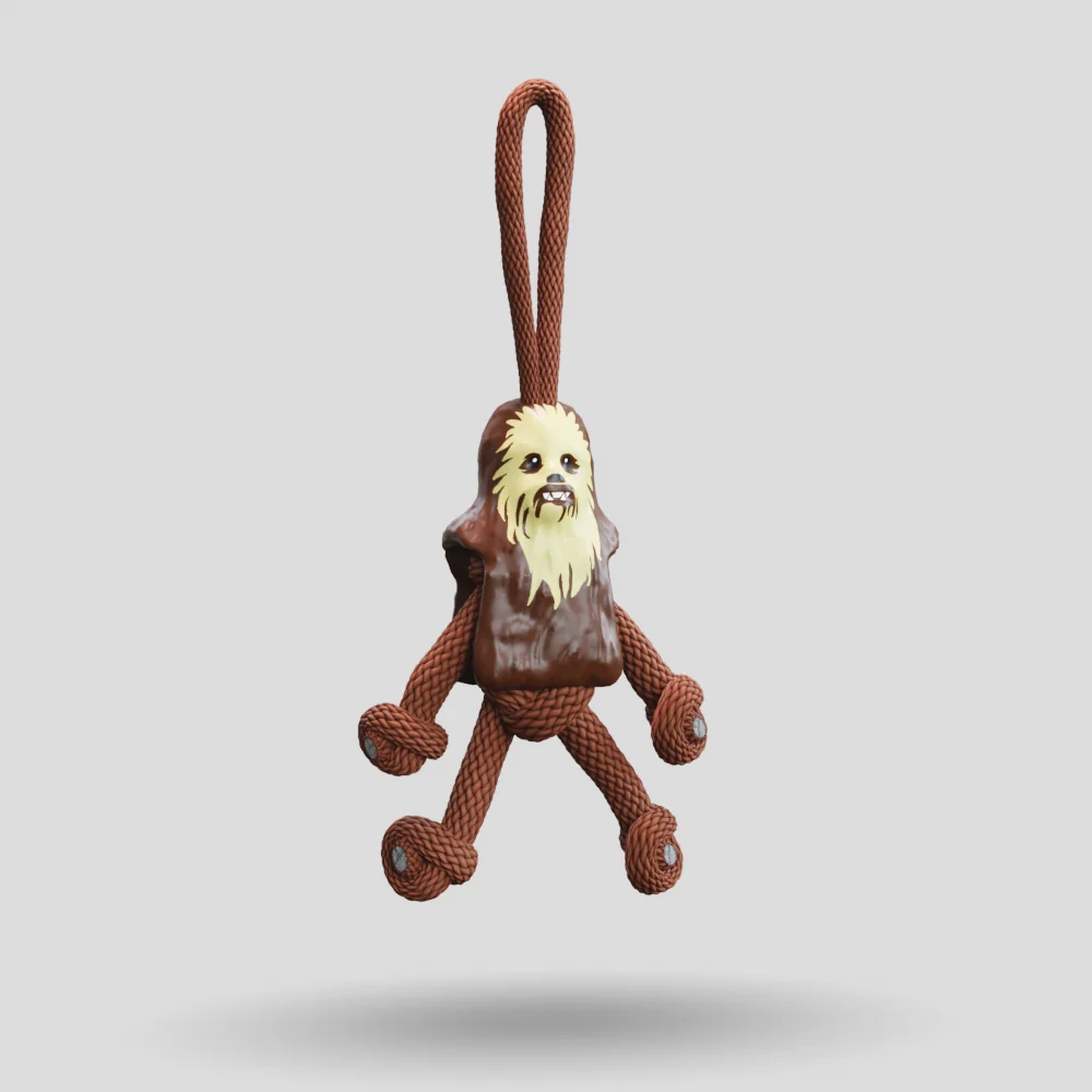 Chewbacca Paracord Buddy Keychain - Image 4