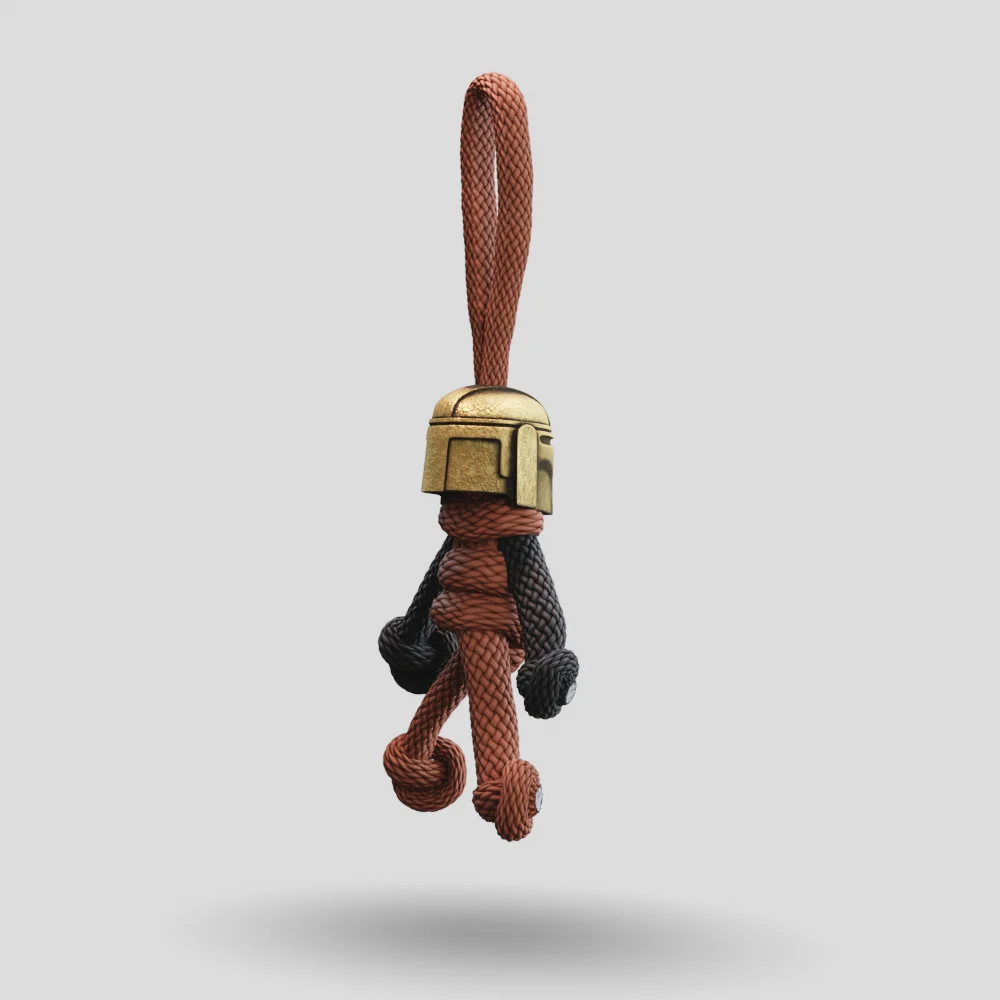 Metalseries© Mandalorian Paracord Buddy Keychain - Image 17