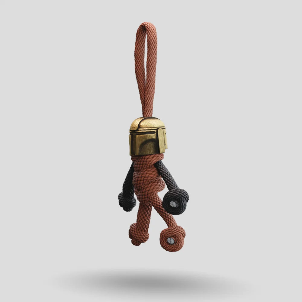 Metalseries© Mandalorian Paracord Buddy Keychain - Image 38
