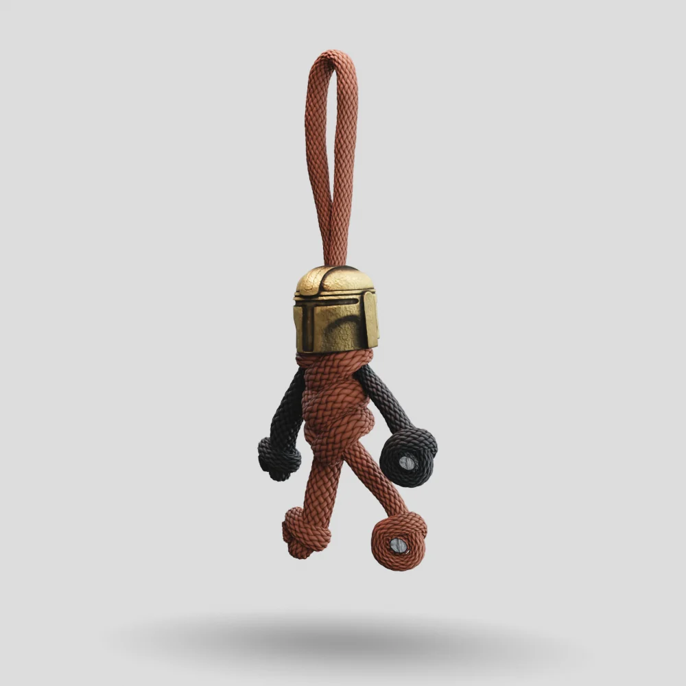 Metalseries© Mandalorian Paracord Buddy Keychain - Image 39