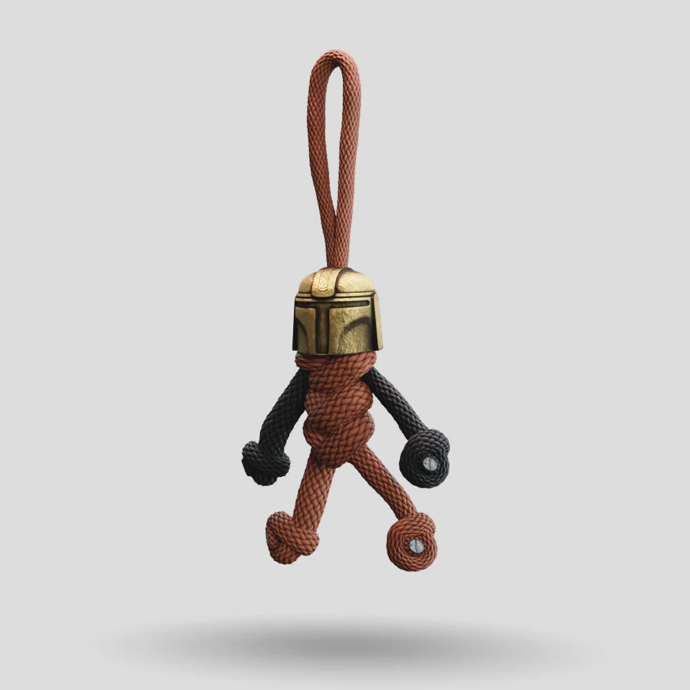 Metalseries© Mandalorian Paracord Buddy Keychain - Image 41