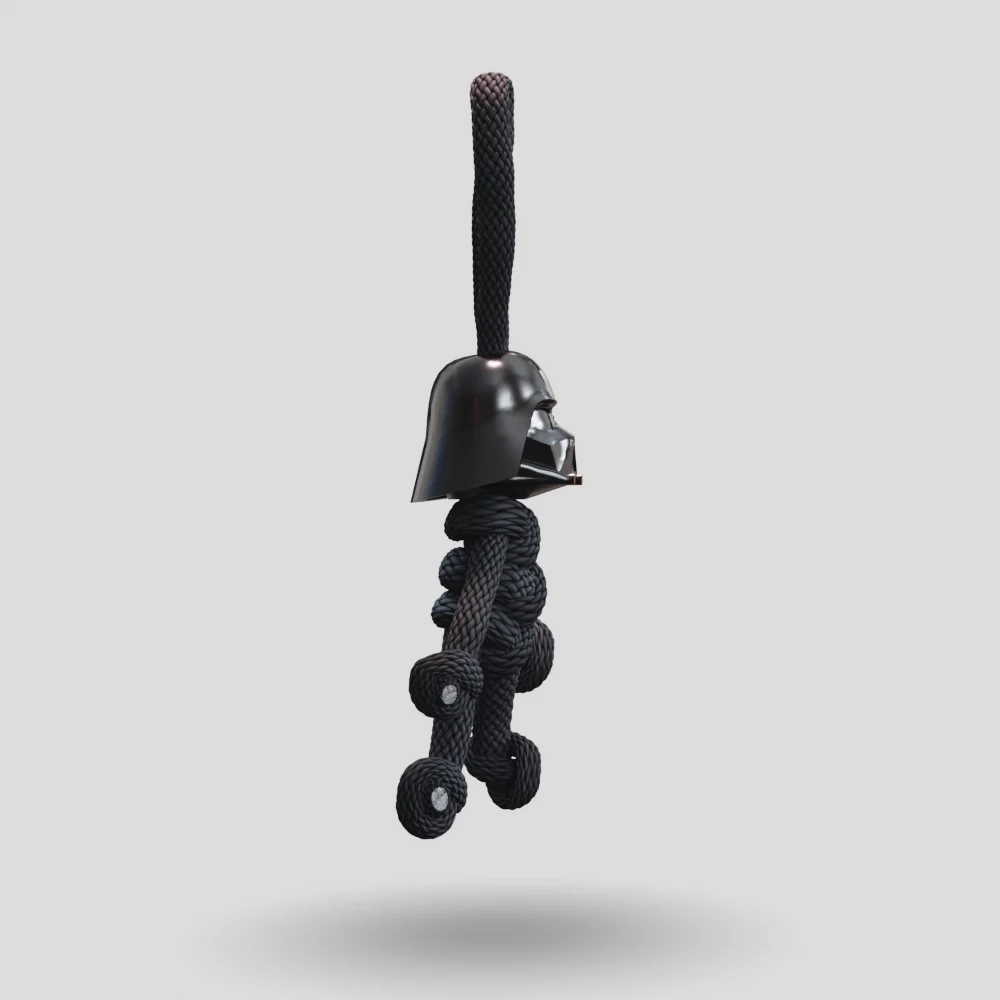 Darth Vader Paracord Buddy Keychain - Image 12