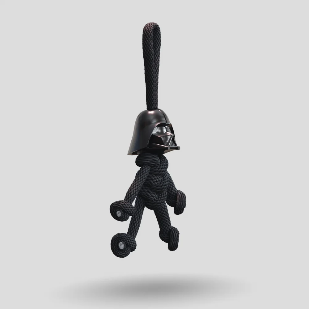 Darth Vader Paracord Buddy Keychain - Image 9