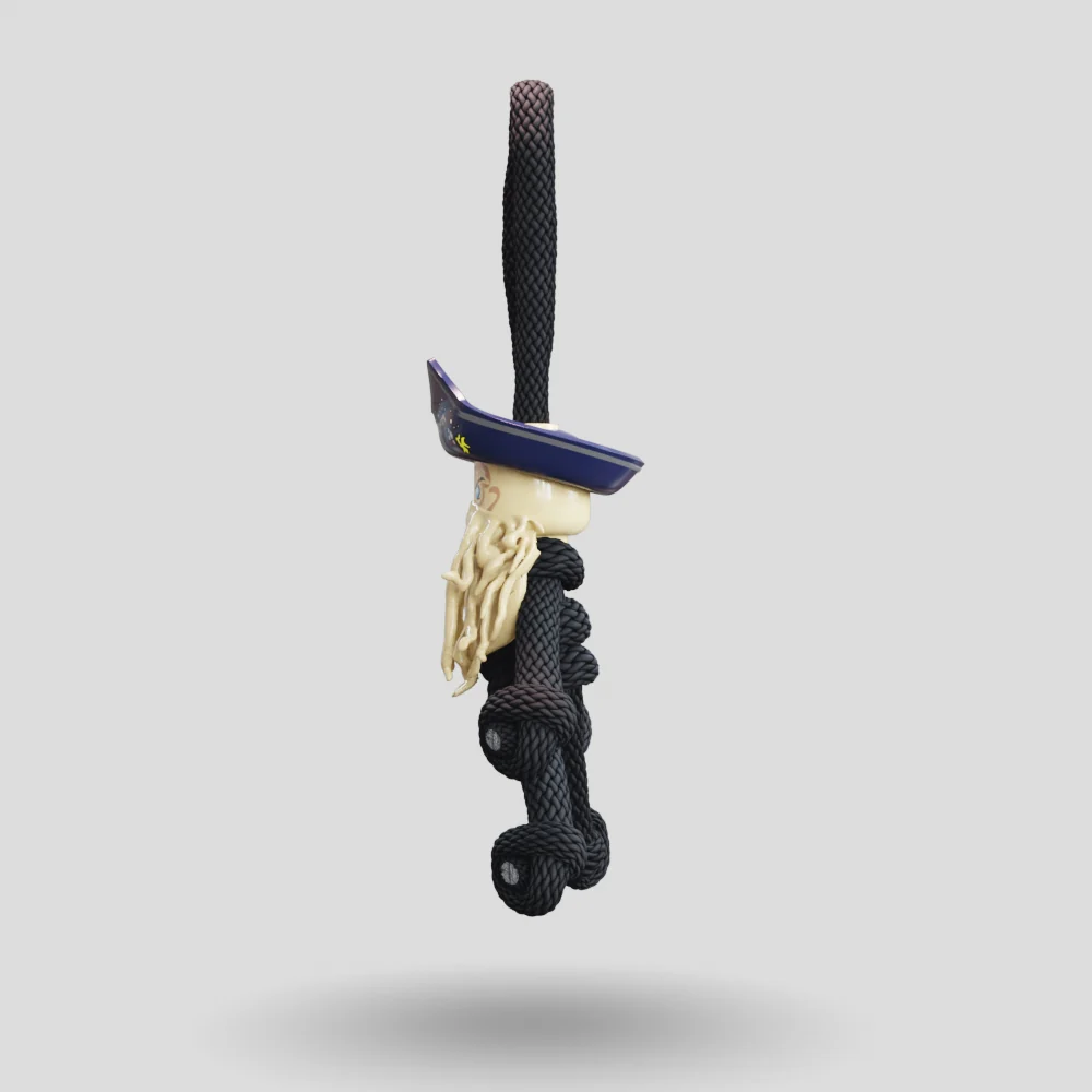 Davy Jones POTC Paracord Buddy Keychain - Image 32