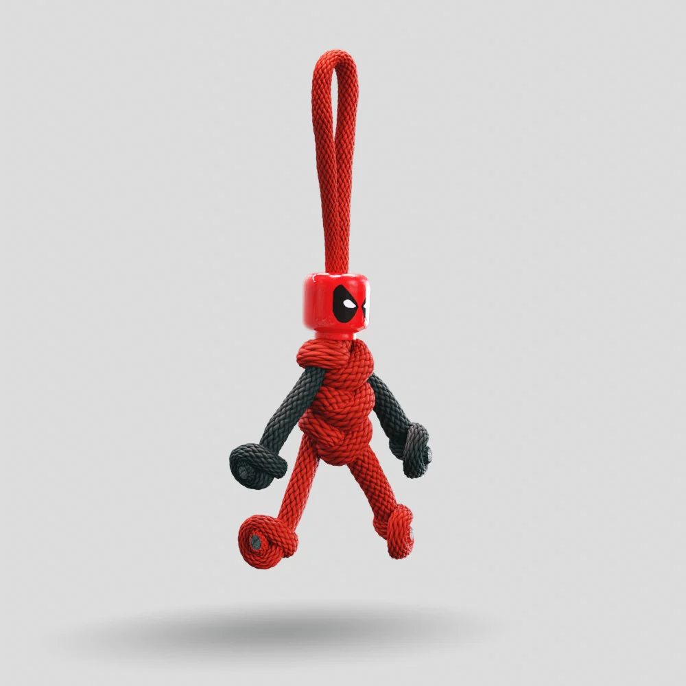 Deadpool Paracord Buddy Keychain - Image 38