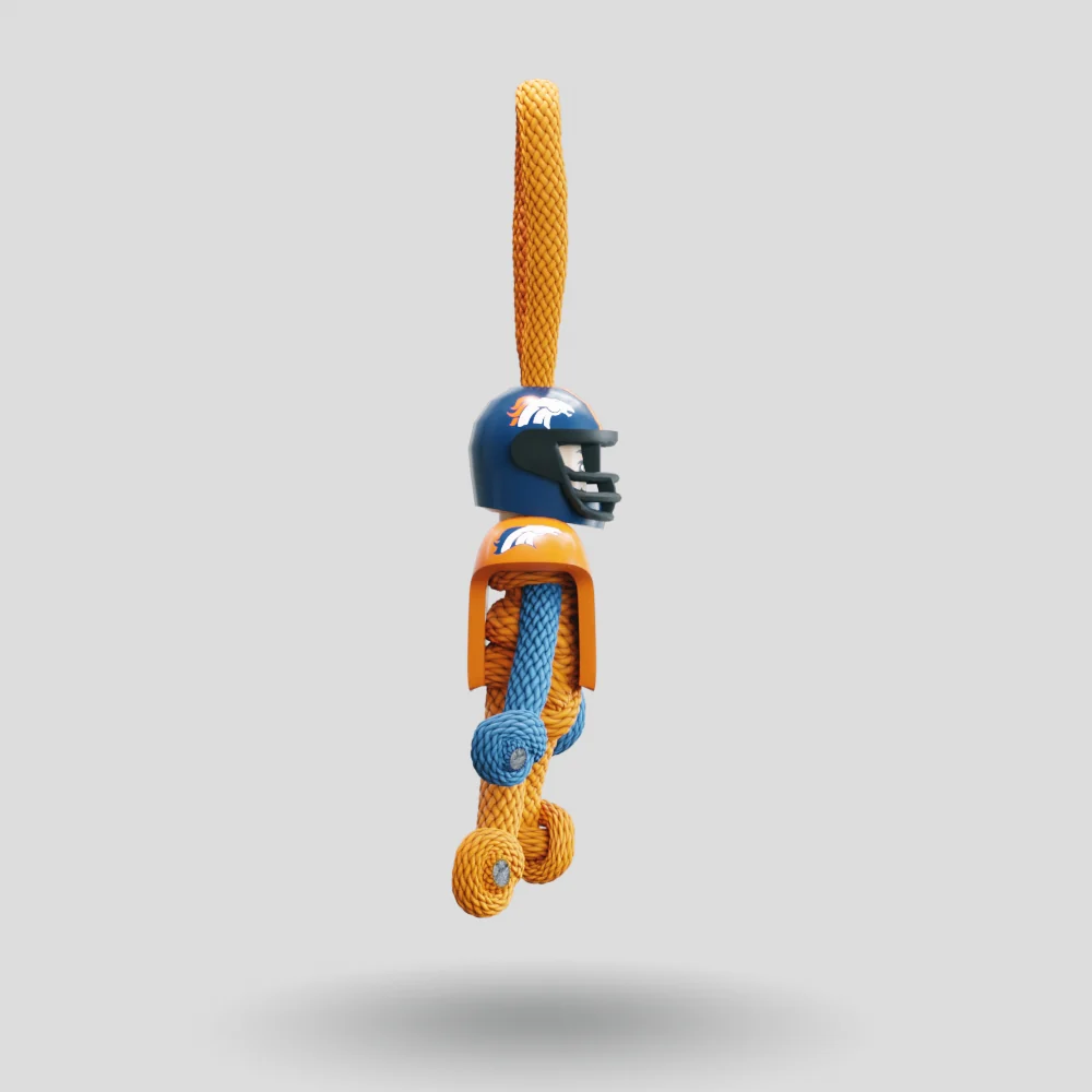 Denver Broncos Paracord Buddy Keychain - Image 14