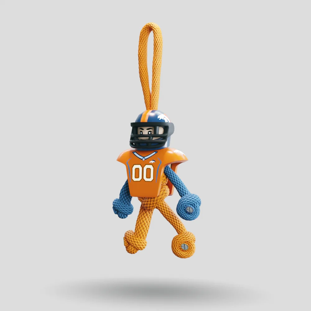 Denver Broncos Paracord Buddy Keychain - Image 41