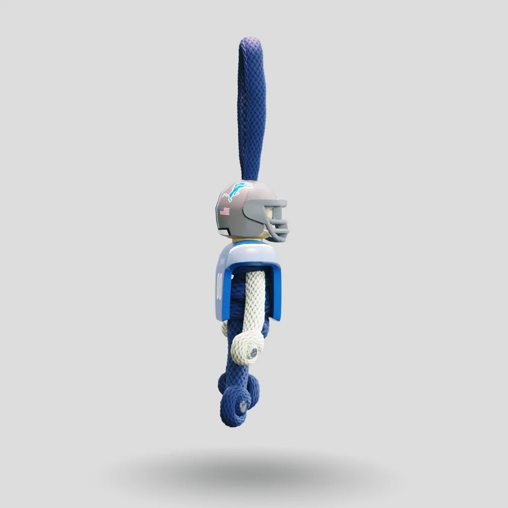 Detroit Lions Paracord Buddy Keychain - Image 12