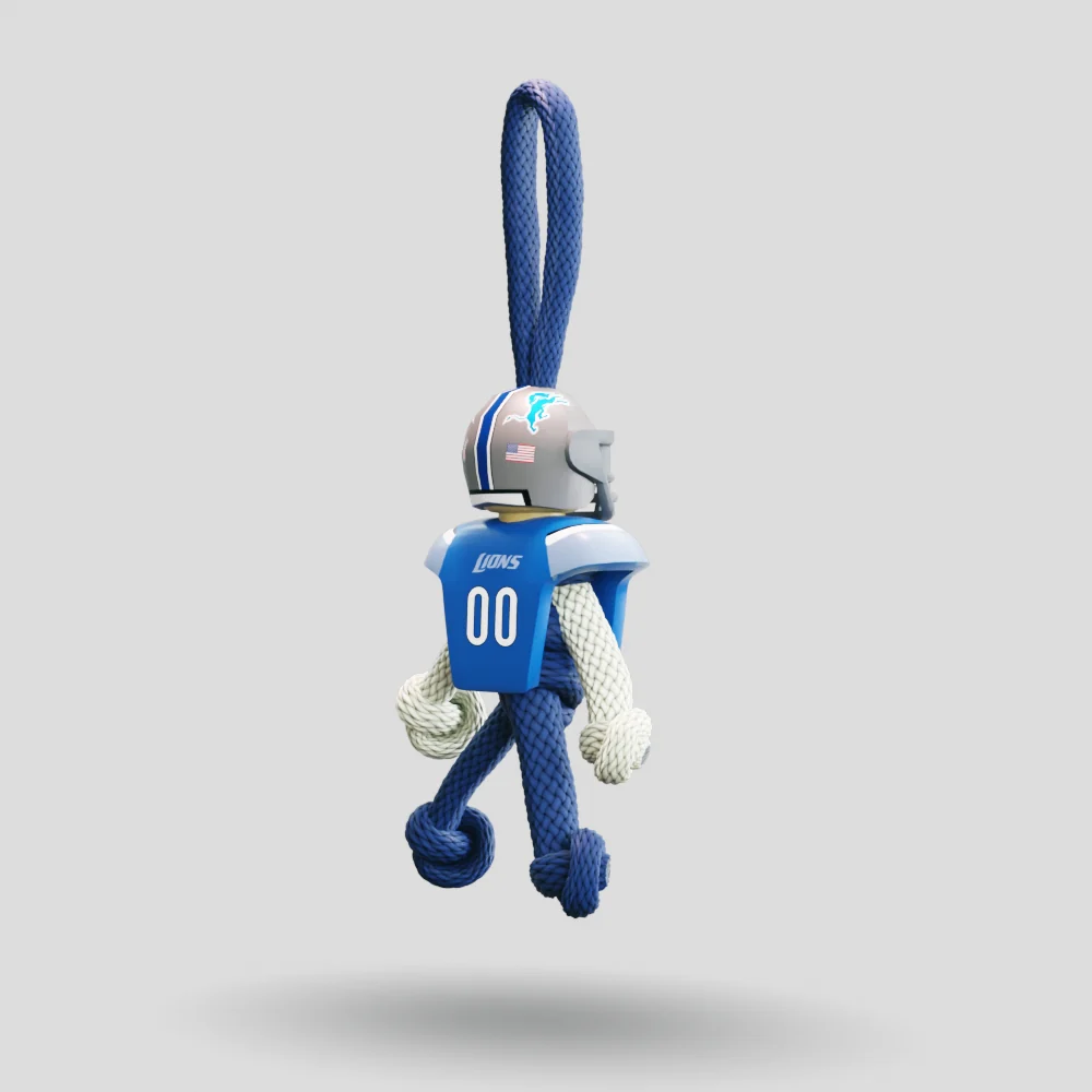 Detroit Lions Paracord Buddy Keychain - Image 16