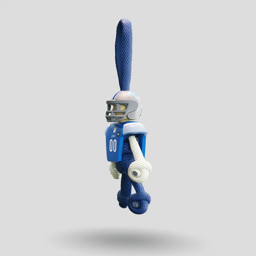 Detroit Lions Paracord Buddy Keychain - Image 34