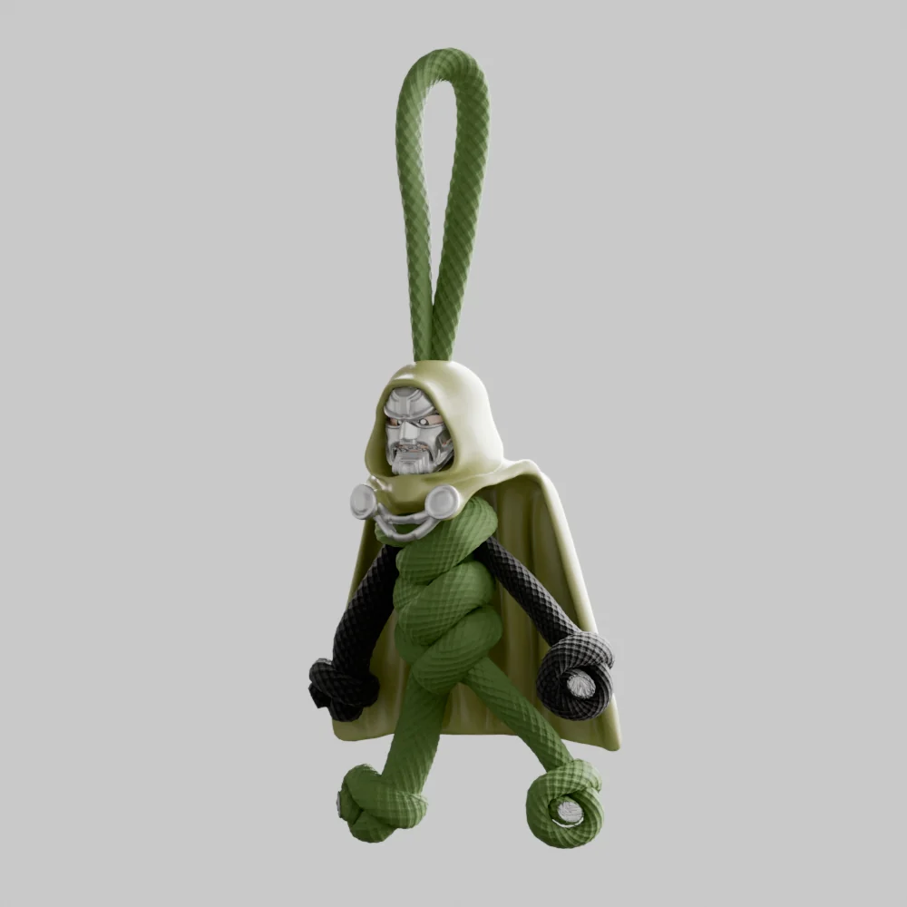 Doctor Doom Paracord Buddy Keychain - Image 38