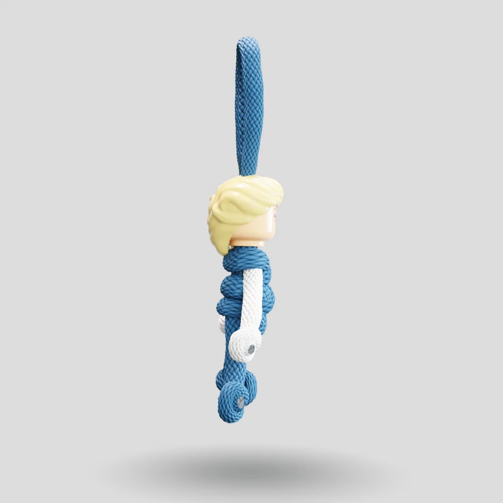 Elsa Paracord Buddy Keychain - Image 16