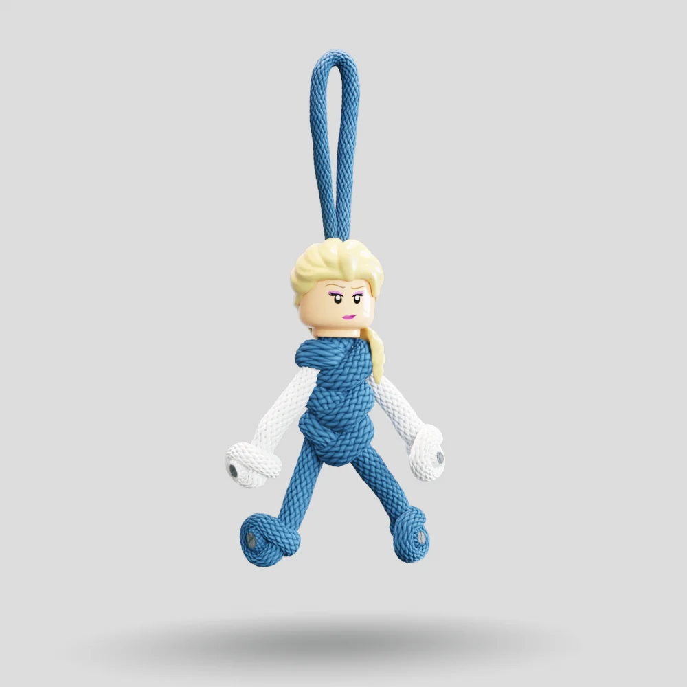 Elsa Paracord Buddy Keychain - Image 7