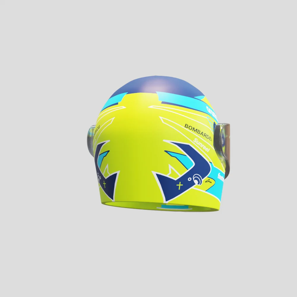 Fernando Alonso Nano Helmet - Image 19