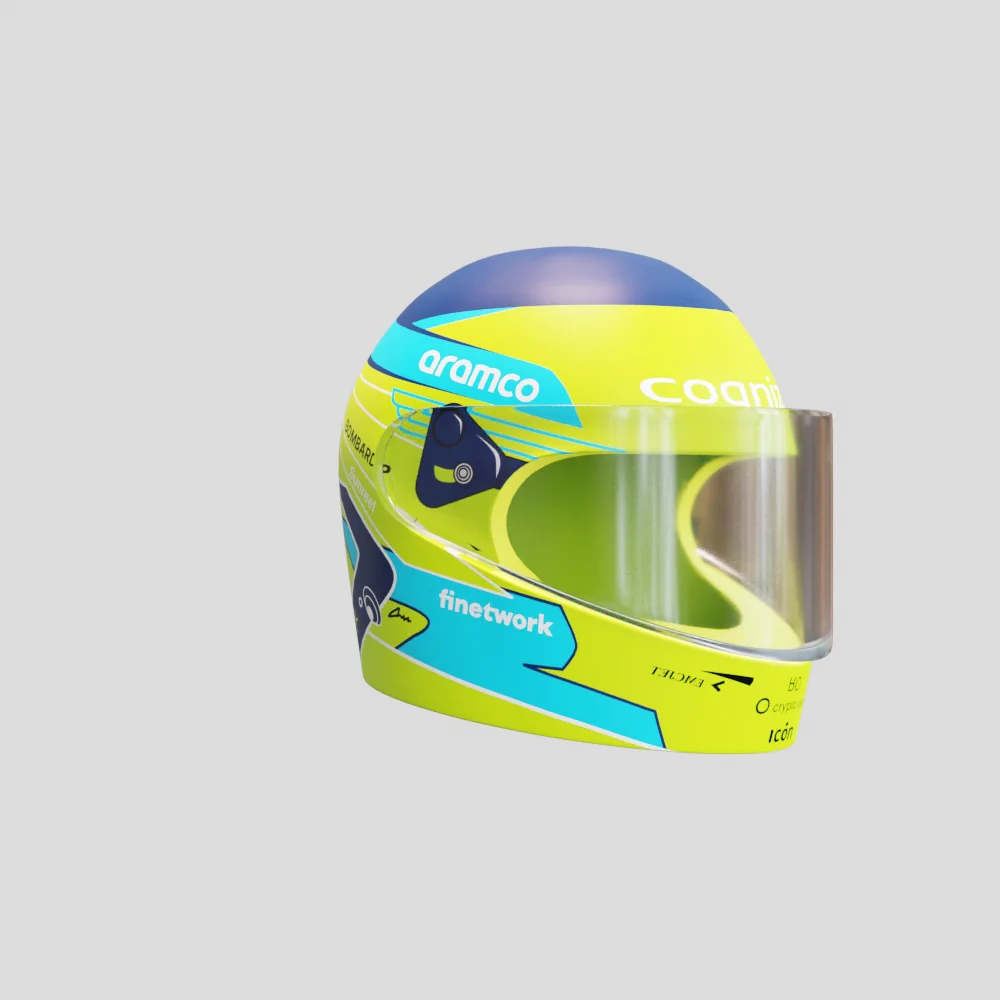 Fernando Alonso Nano Helmet - Image 8