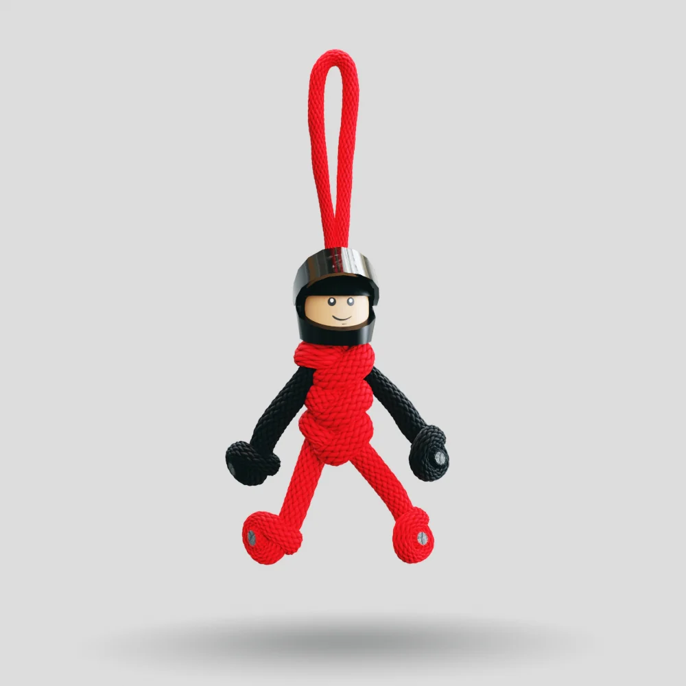FER Team F1 Motorsport Paracord Buddy Keychain - Image 3