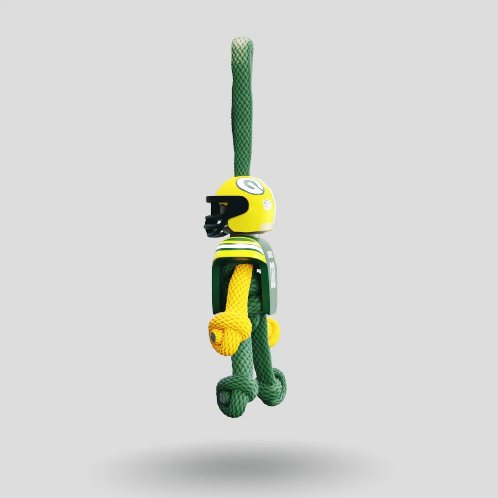 Green Bay Packers Paracord Buddy Keychain - Image 32