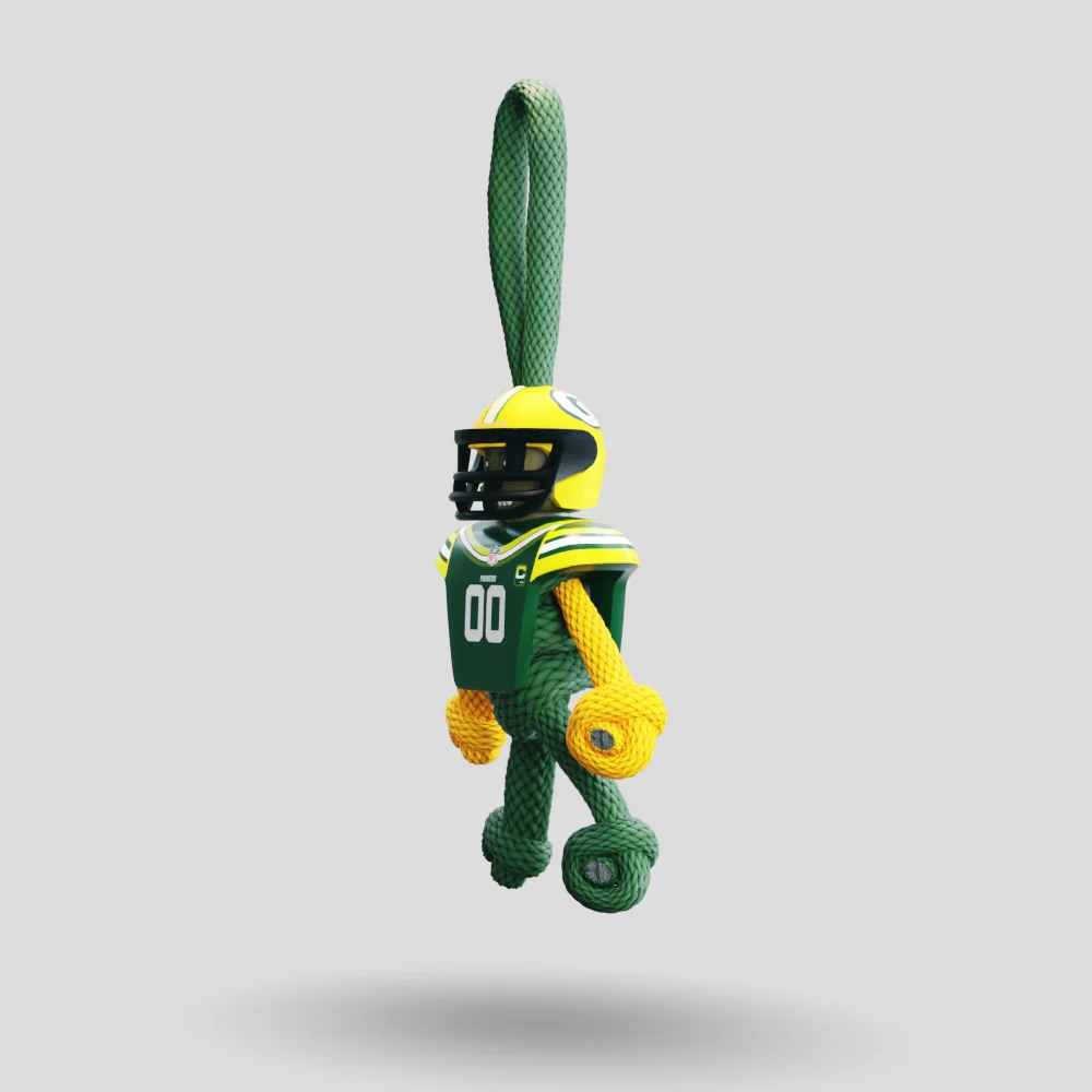 Green Bay Packers Paracord Buddy Keychain - Image 37