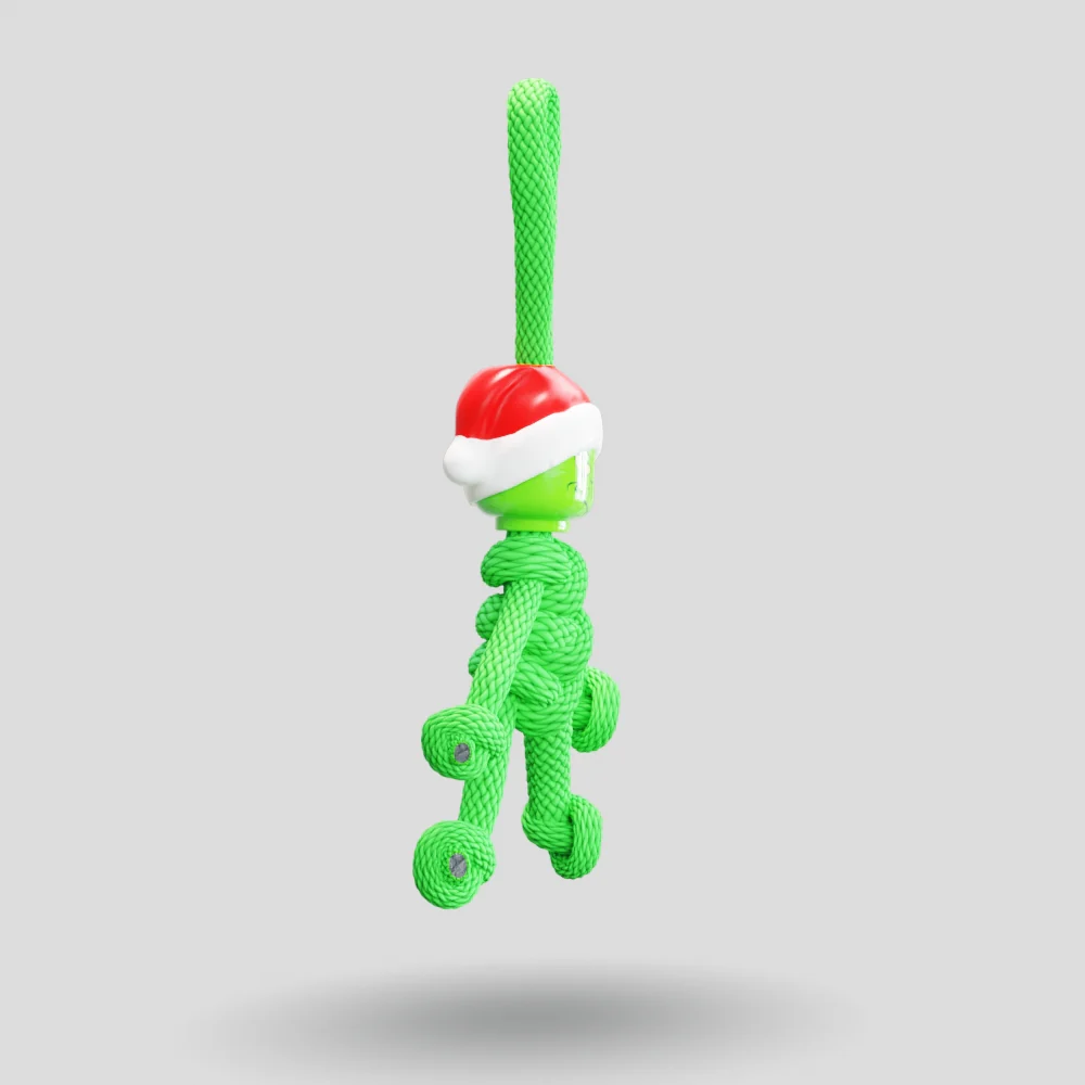 Grinch Paracord Buddy Keychain - Image 12