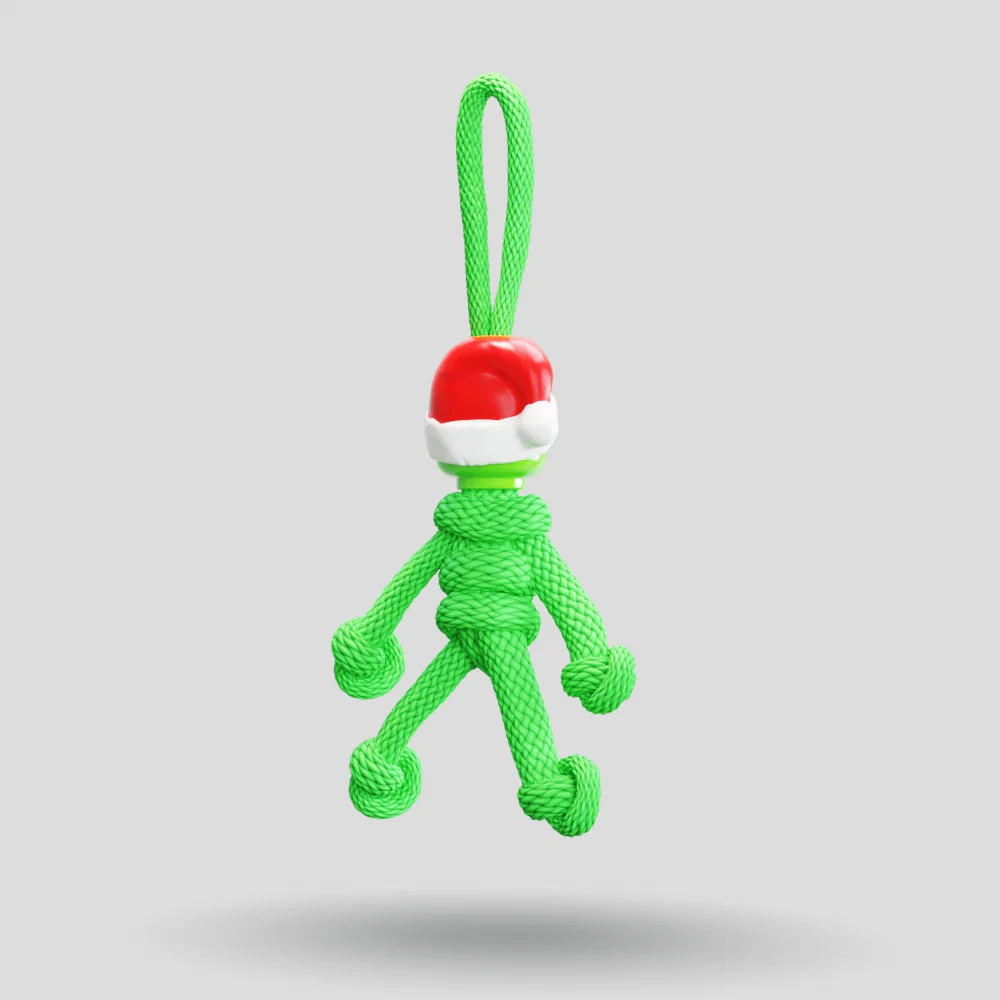 Grinch Paracord Buddy Keychain - Image 22