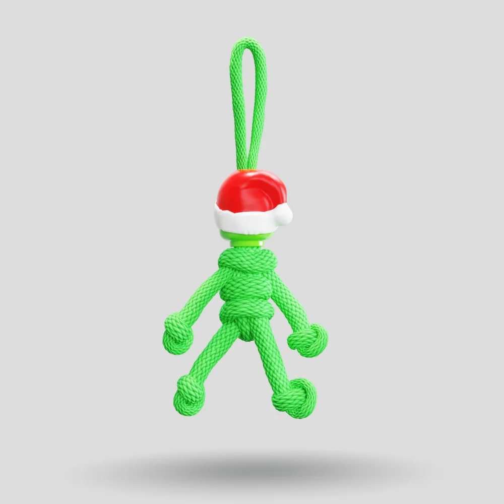 Grinch Paracord Buddy Keychain - Image 25