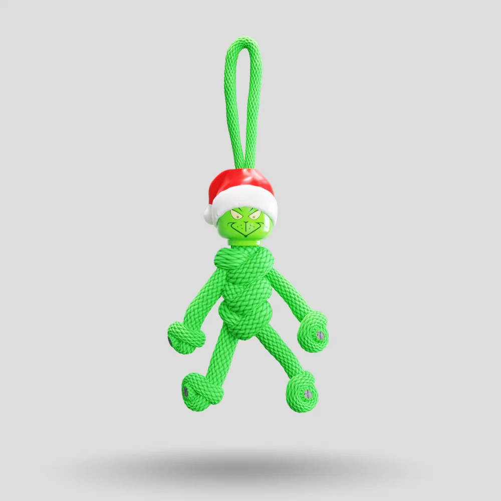 Grinch Paracord Buddy Keychain - Image 4
