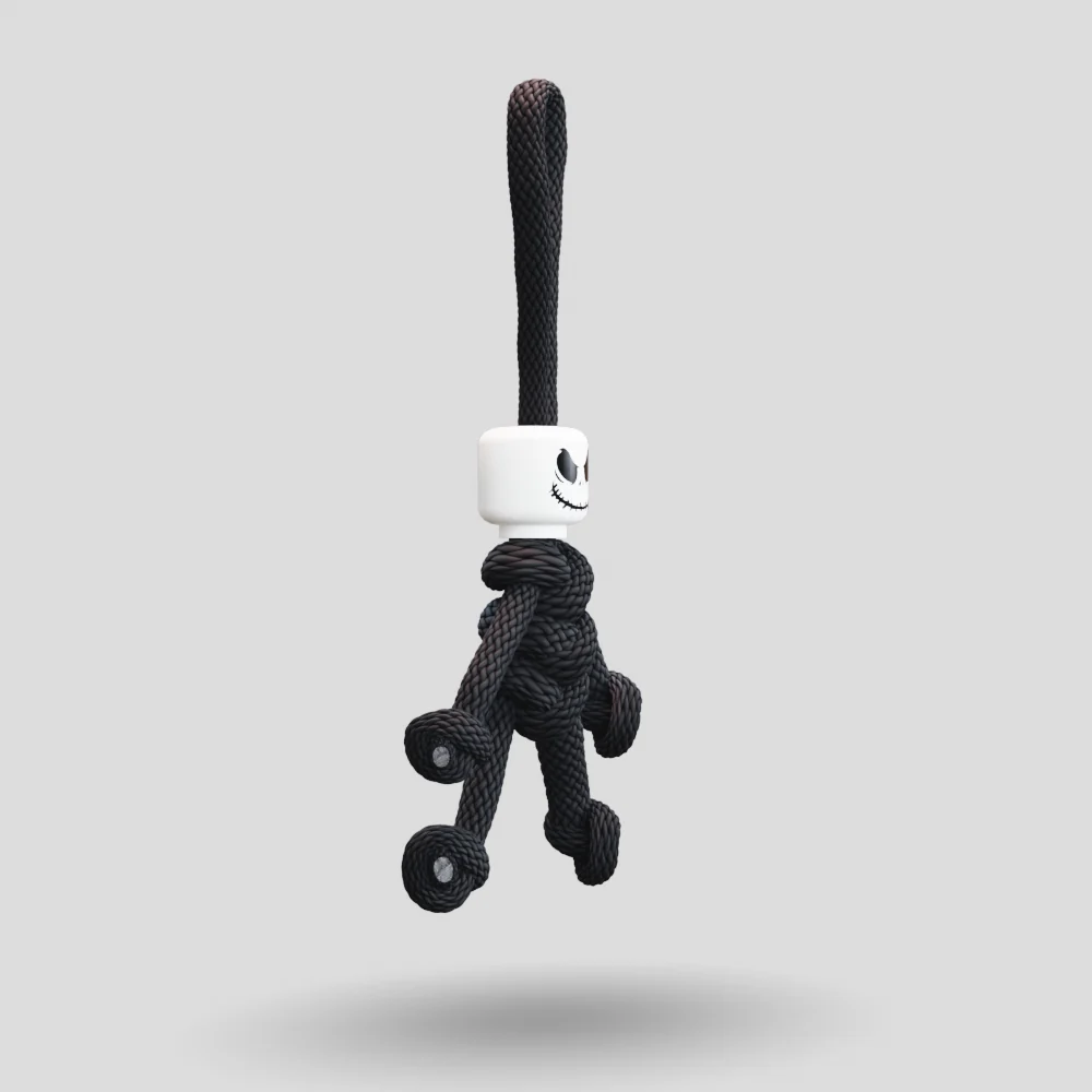 Jack Skellington Nightmare Before Christmas Paracord Buddy Keychain - Image 11