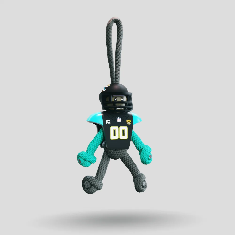Jacksonville Jaguars Paracord Buddy Keychain - Image 3