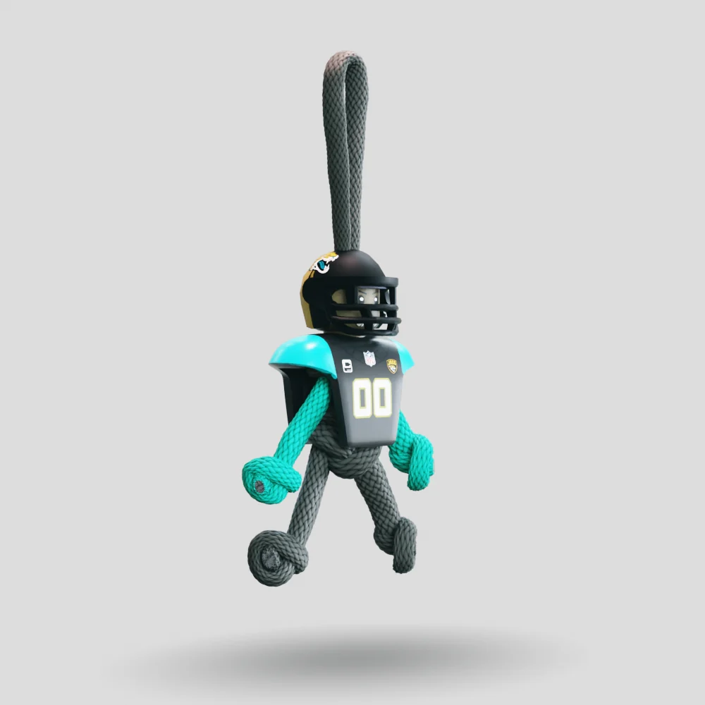 Jacksonville Jaguars Paracord Buddy Keychain - Image 6