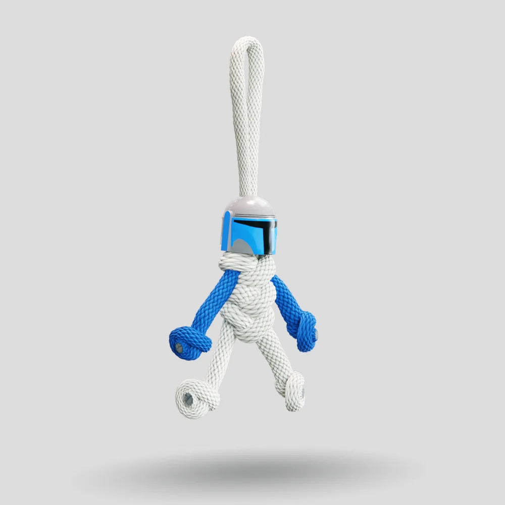 Jango Fett Paracord Buddy Keychain - Image 6