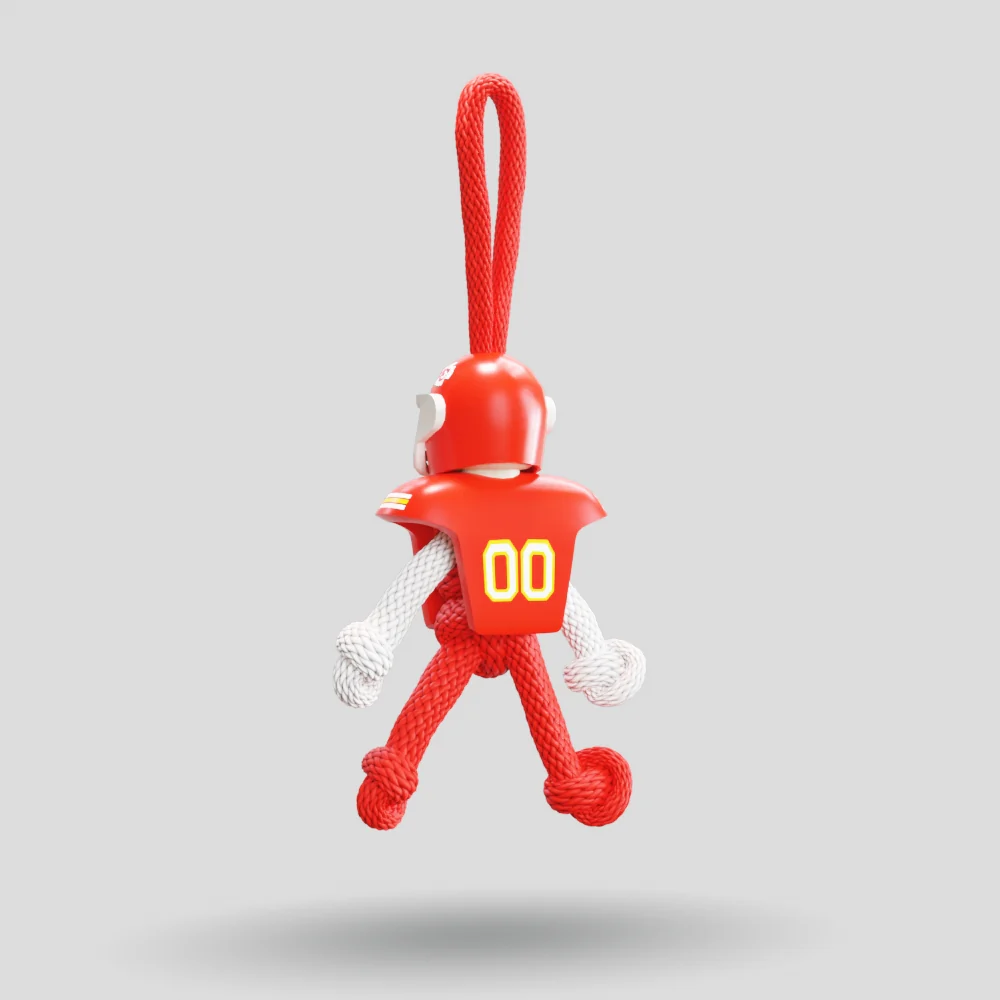 Kansas City Chiefs Paracord Buddy Keychain - Image 25