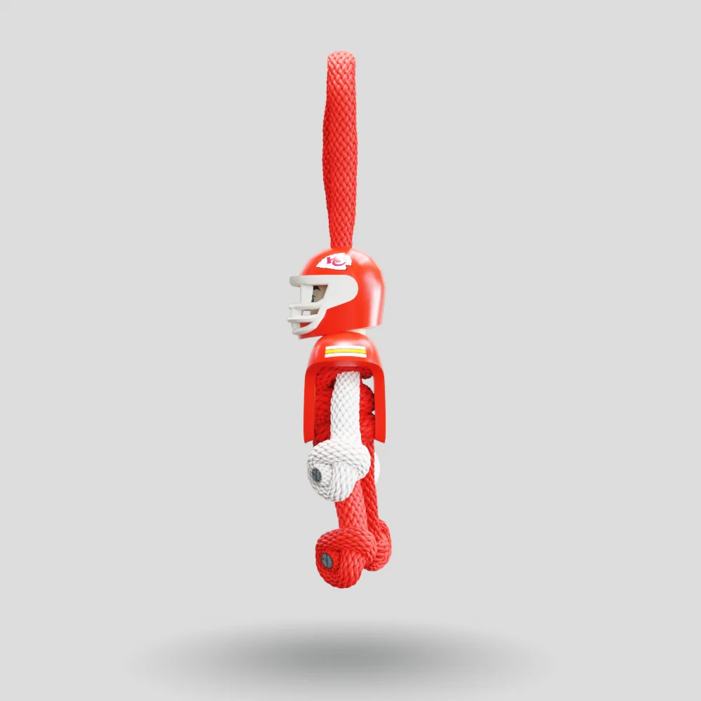 Kansas City Chiefs Paracord Buddy Keychain - Image 32