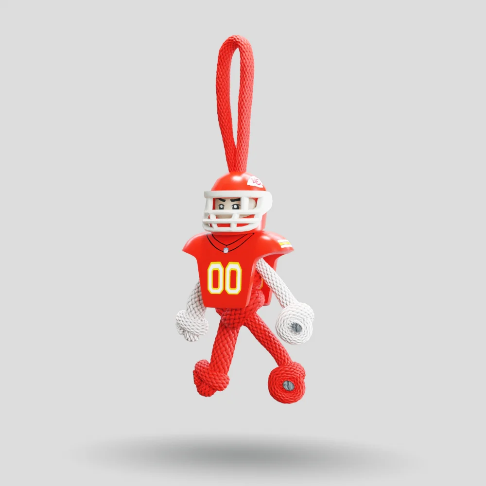 Kansas City Chiefs Paracord Buddy Keychain - Image 39