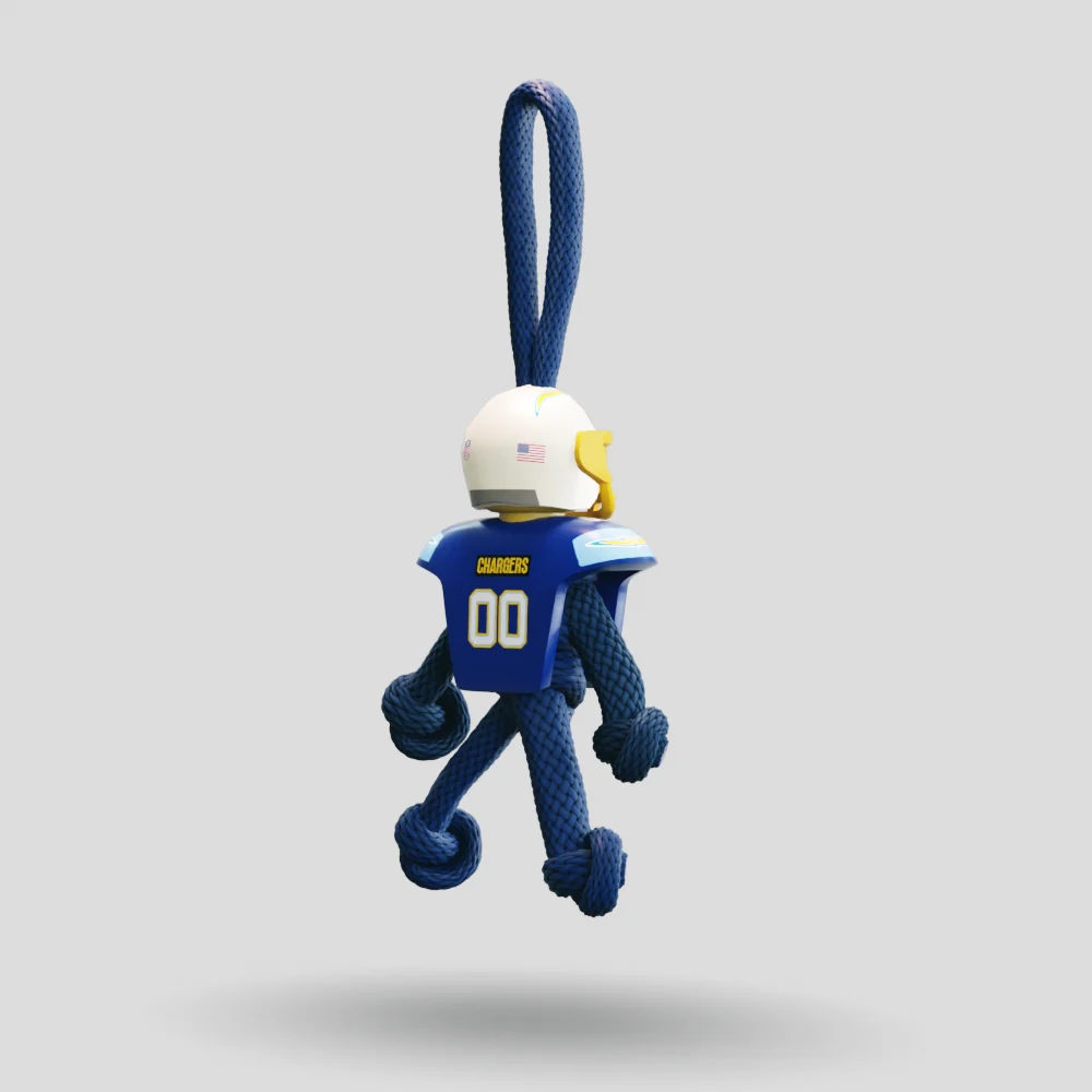 LA Chargers Paracord Buddy Keychain - Image 17