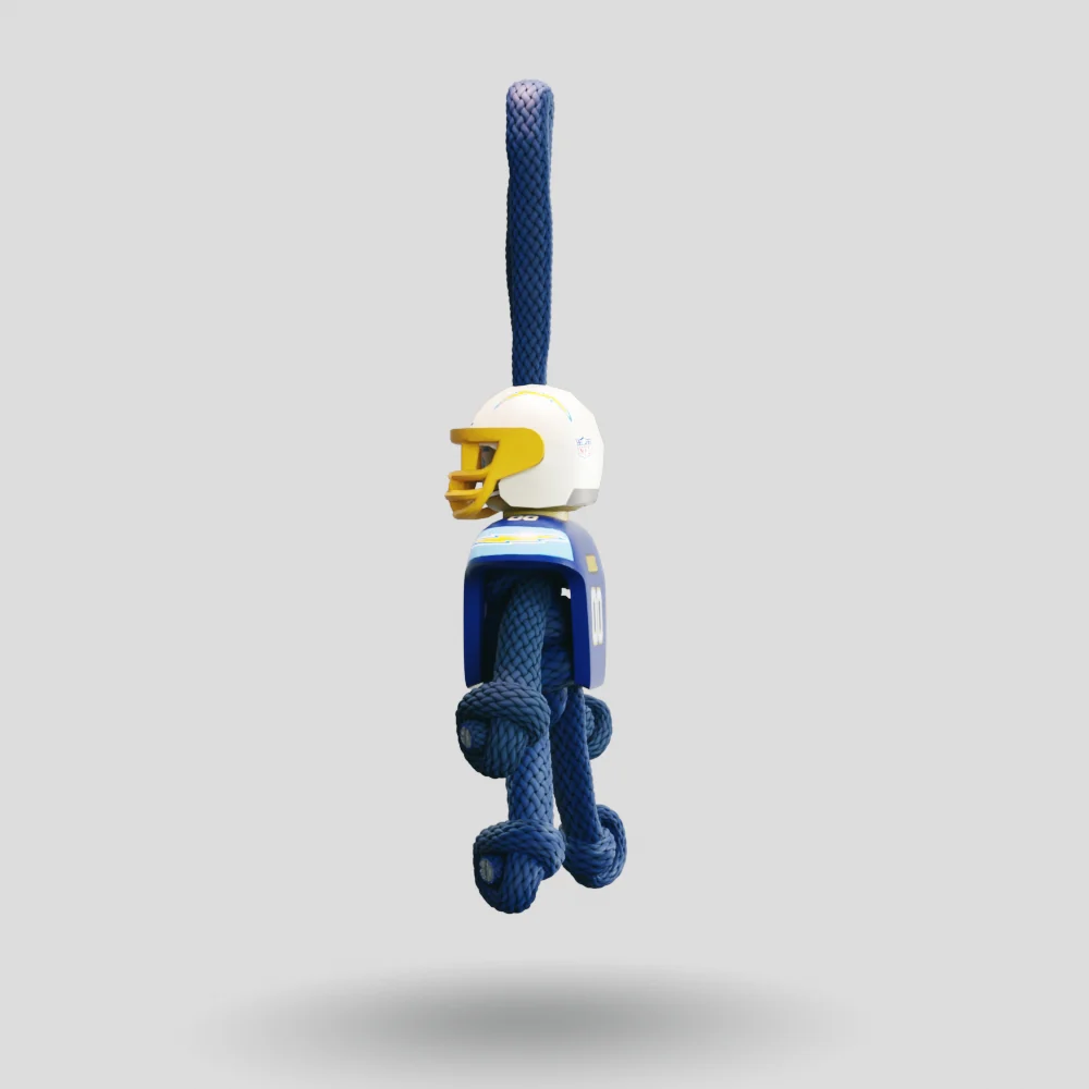 LA Chargers Paracord Buddy Keychain - Image 30