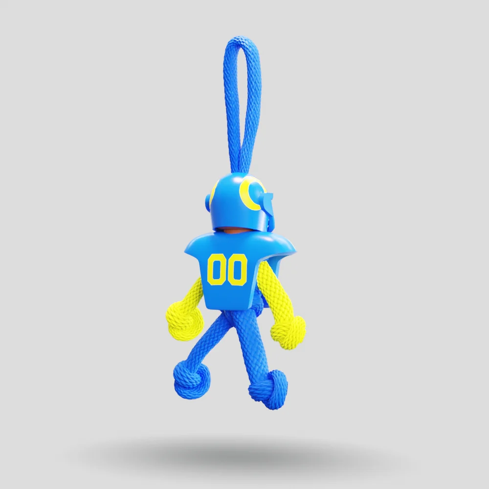 LA RAMS Paracord Buddy Keychain - Image 21
