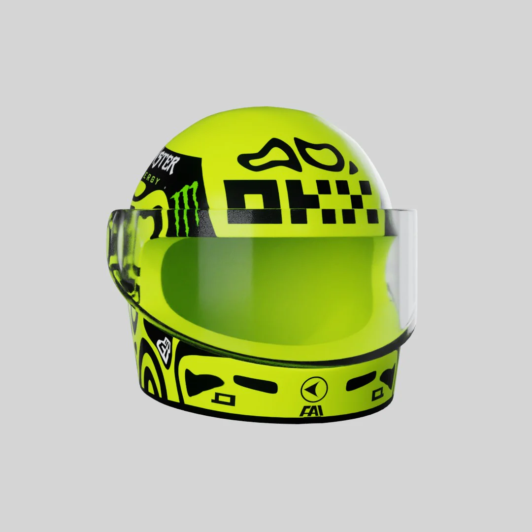 Lando Norris 2025 Nano Helmet - Image 4