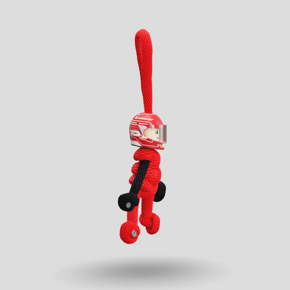 Limited Edition Charles Lerclerc Racing Paracord Buddy Keychain - Image 12