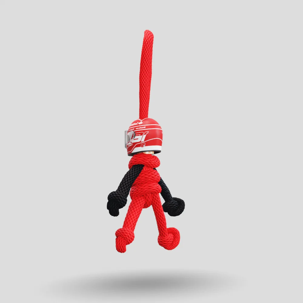 Limited Edition Charles Lerclerc Racing Paracord Buddy Keychain - Image 29