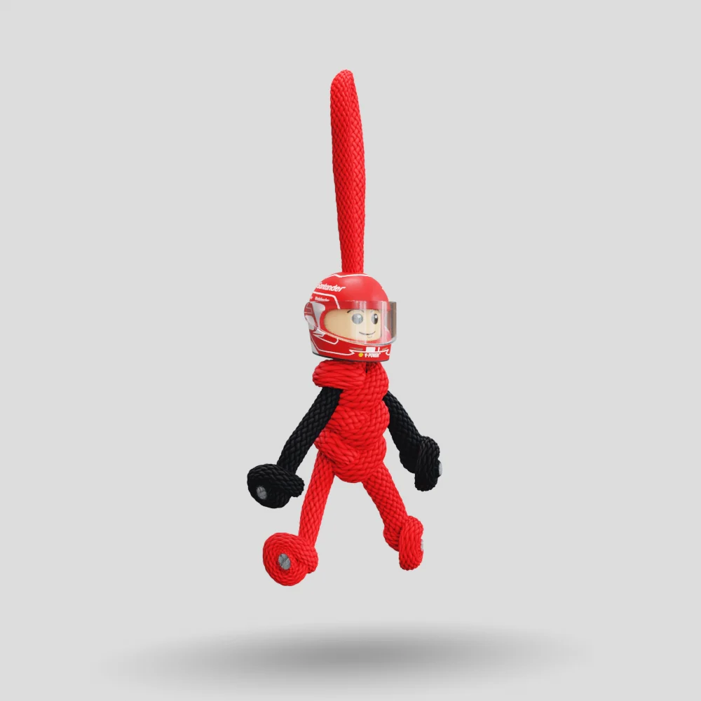 Limited Edition Charles Lerclerc Racing Paracord Buddy Keychain - Image 8