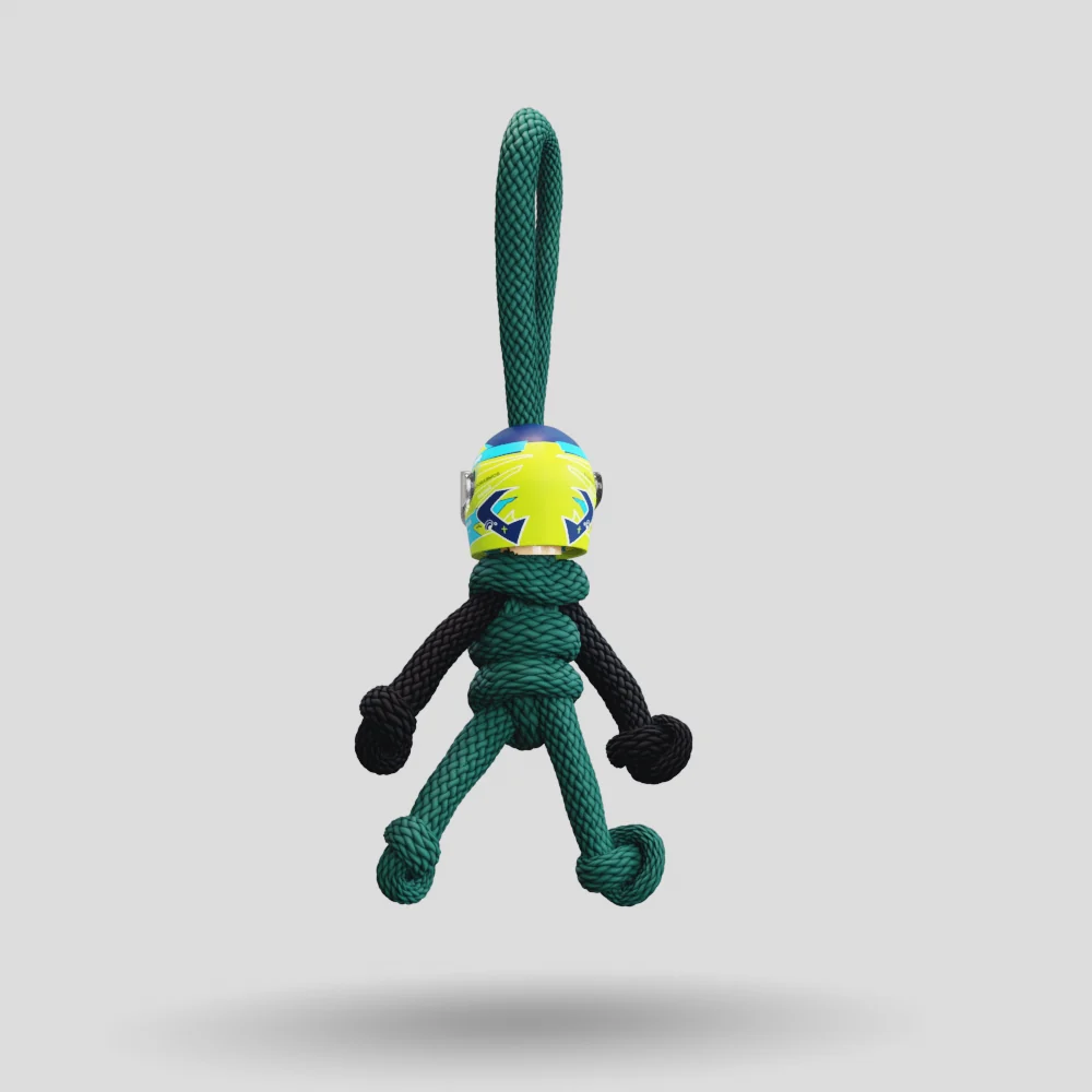 Limited Edition Fernando Alonso Racing Paracord Buddy Keychain - Image 27